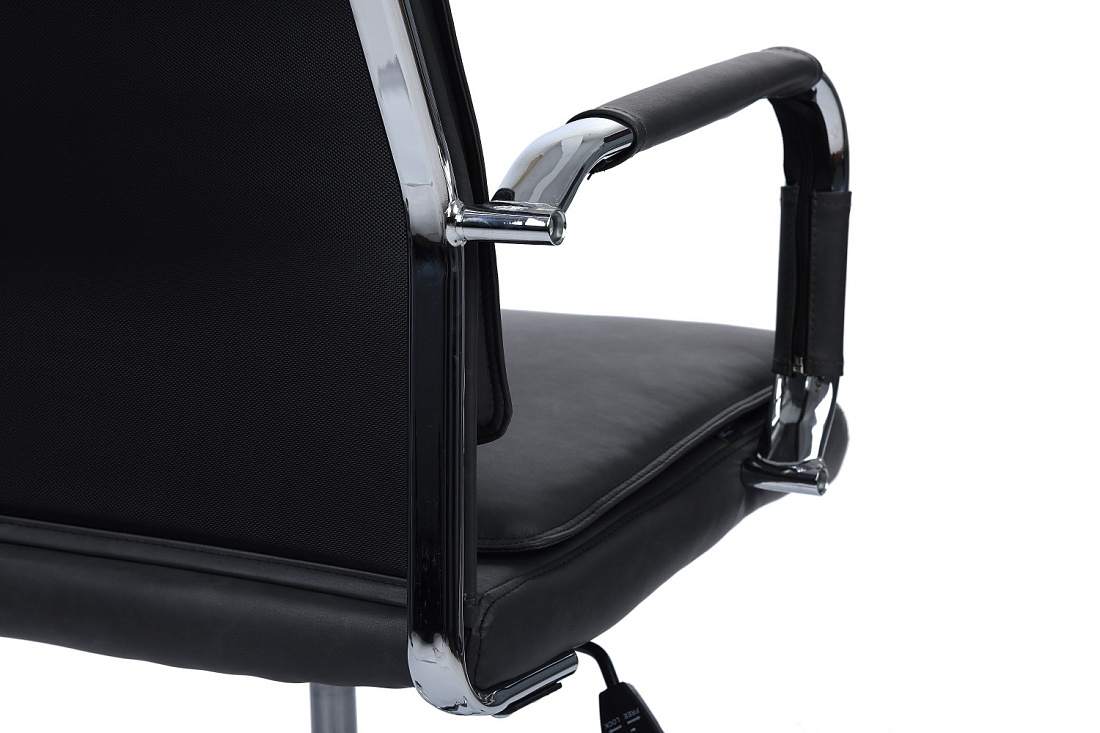 кресло руководителя rv chair dil 6018h тёмно-серая экокожа фото